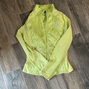 Lime/yellow northface jacket